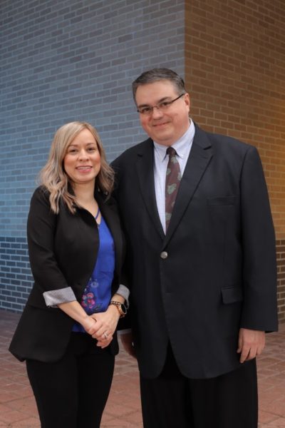 Dr. Eddie Rodriguez with Priscilla Chavez