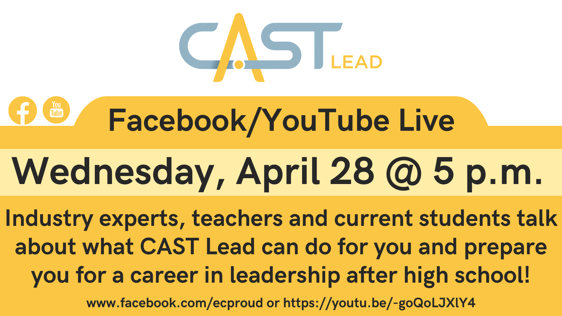 Watch CAST Lead live with East Central ISD