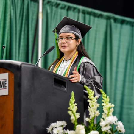 Karina Ramos-Jaime, CAST STEM Salutatorian, Addresses the Class of 2022