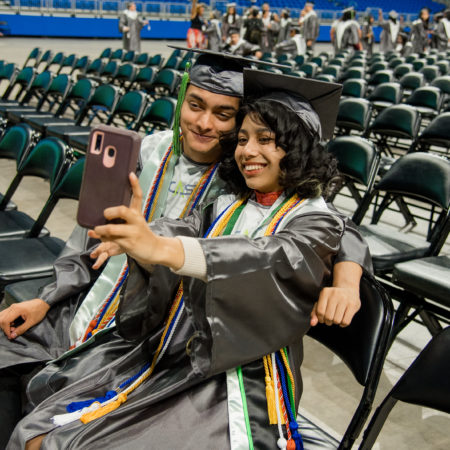 CAST STEM graduates take a selfie