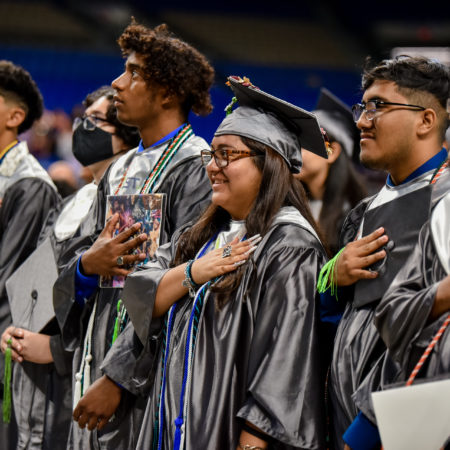 Students at CAST STEM Graduation